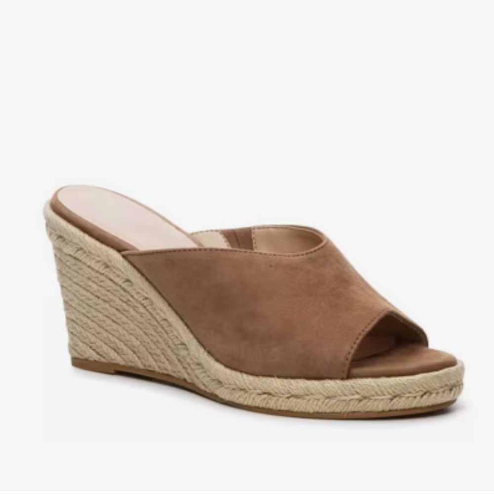 Stuart Weitzman NWOB 🔥 SOLD OUT!! Wonda Espadrille Wedge Sandal in Cognac 9.5M